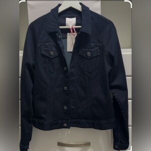 Isaac Mizrahi Dark Blue Jean Jacket